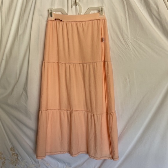 Nwot CROSBY Sz-XL MaxiSkirt,Light🍑Pink Color/Fabric-Soft,/Flowing/Comfortable - Picture 3 of 12